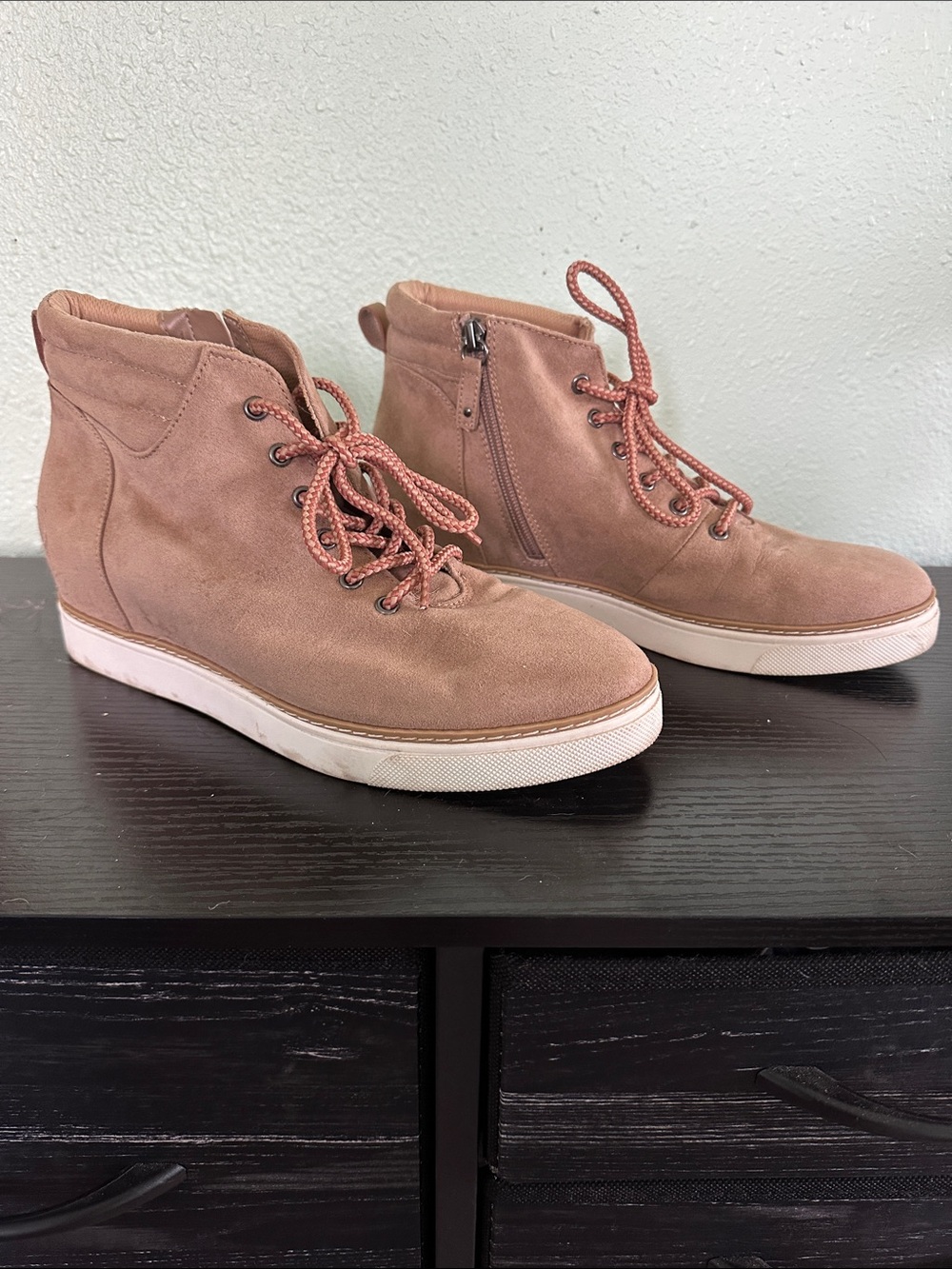 Women's Suede High-Top Sneakers